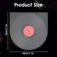 thumbnail image 2 of NOGIS 7 inch LP Vinyl Record Inner Sleeves Vinyl Inner Sleeves Collector Protector Sleeves for Vinyl Record Storage, 50-Pack Round Bottom Protective Sleeves Covers for 7” Albums, 2 of 7