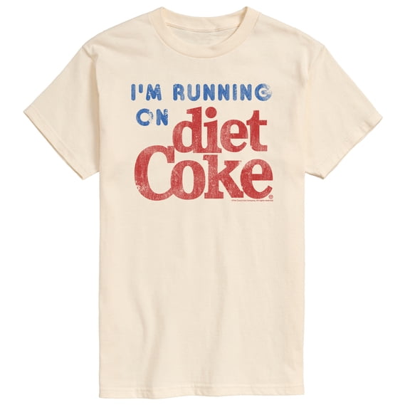 Diet Coke - I'm Running on Diet Coke - Men's Short Sleeve Graphic T-Shirt