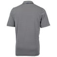 thumbnail image 3 of Men's Cutter & Buck Black Baylor Bears Throwback Logo Virtue Eco Pique Stripe Recycled Polo, 3 of 3