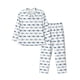 thumbnail image 1 of Balery Cute Shark Pijama para Hombre de Dos Piezas con Manga Larga, Conjunto de Dormir y Descanso Suave con Bolsillos-X-Large, 1 of 7