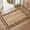 Brown/Natural, variant on Harlow Hill Teni Braided Jute 2'6" x 7'9" Gray/Natural Bordered Performance Indoor Area Rug