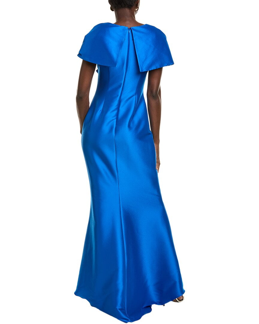 Badgley Mischka* リボンスキューバドレス Badgley Mischka