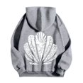 thumbnail image 4 of Women Girls Graphic Oversized Hoodies Print Sweatshirts Ocean Themed Graphic Pullover Aesthetic Preppy Hoodies (A2-Grey M), 4 of 6