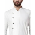 thumbnail image 5 of Mens Designer Wear Indian Linen Bollywood Achkan Pathani Style Kurta Pyjama Set, 5 of 5