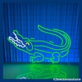 thumbnail image 2 of Glowneon Crocodile Neon Sign, Crocodile Neon Sign, Animal Neon Light, Kid Room Decor, 2 of 5