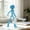 blue, variant on 1 Set Novelty Action Figure Stickman, Multi Joint Movable Stick Figure Toy, Assembled Robot Movable Action Figure, DIY Assembled Action Figure
