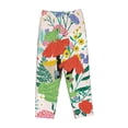 thumbnail image 4 of Daiia Mushroom and Frogs Women's Sleep Pant with Pockets and Drawstring,Pajama Pants-X-Large, 4 of 9