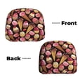 thumbnail image 6 of Kdxio Ice Cream Cake Pattern Print 2 Piece Car Head Rest Covers Set Auto Front/Rear Seats Headrest Cover Universal Fit Most Cars,Sedan, SUV, 6 of 9