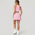 thumbnail image 5 of Women's Pleated Tennis Skirt with Built-In Shorts and Side Pocket for Sporty Style and Functional Movement - Small, Pink, 5 of 7