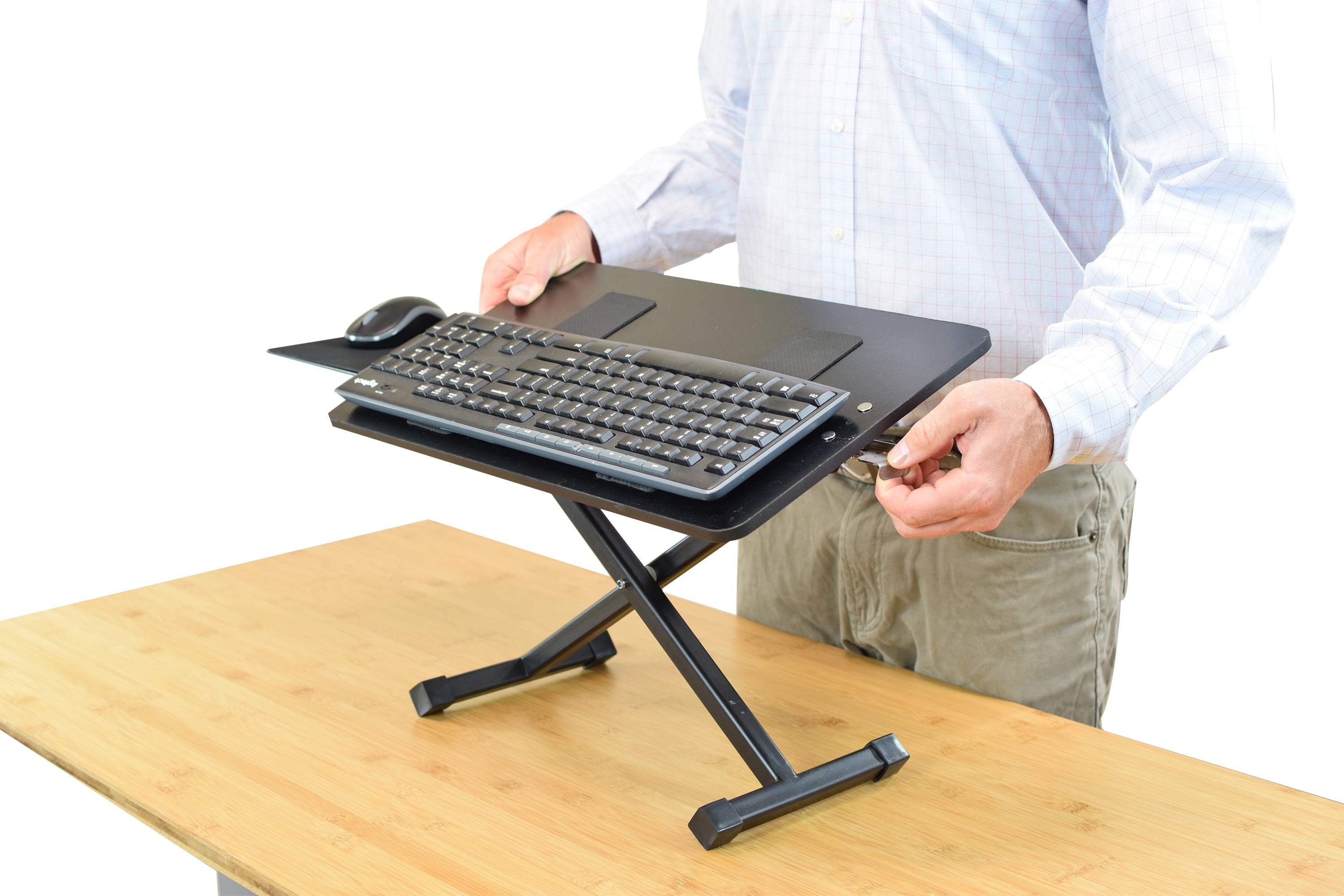 Stationery Office Supplies Sit Stand Up Riser On Desk Platform
