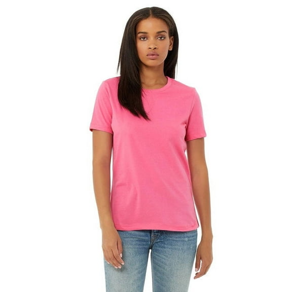 Ladies' Relaxed Jersey Short-Sleeve T-Shirt - CHARITY PINK - S