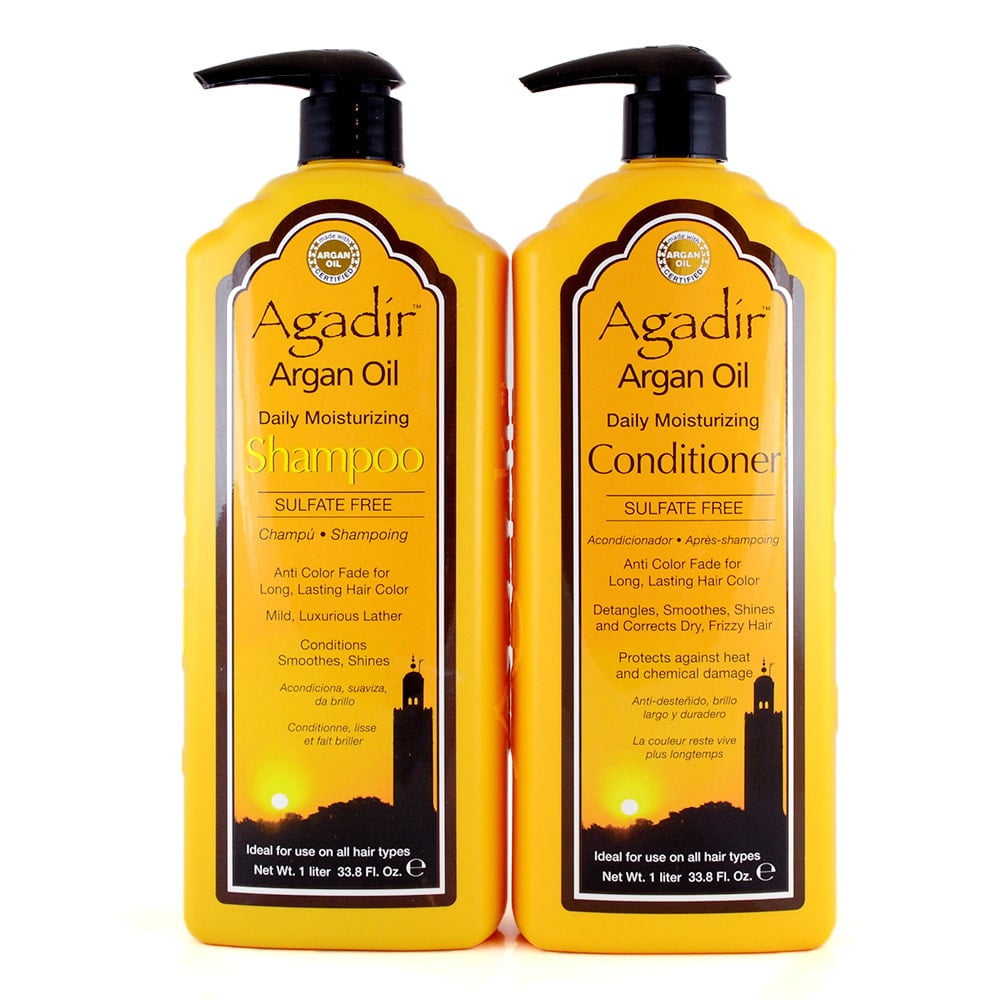 Agadir Argan Oil Daily Moisturizing 33ounce Shampoo and Conditioner