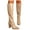 Khaki, variant on Juosiy Knee High Boots for Women Chunky Heel Wide Calf Riding Booties Classic Dressy Heels Shoes