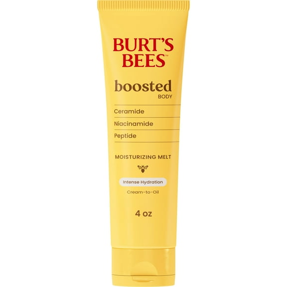 Burt's Bees Boosted Body Moisturizing Melt, Tropical Scent, 4 oz. Tube
