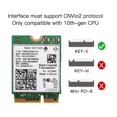 thumbnail image 3 of Tarjeta Wifi de Red InaláMbrica WiFi 6E AX211NGW Band 2,4G/5G/6Ghz para Bluetooth 5,2 AX211 M.2 CNVio Windows10, 3 of 7