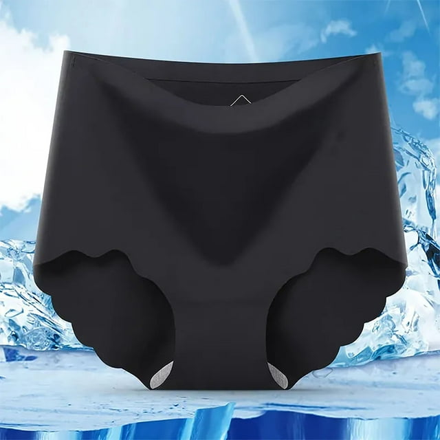 Puntoco Bragas para mujer de cintura alta, tallas grandes, cintura media alta, pantalones fisiológicos menstruales, pantalones triangulares a prueba de fugas, ropa interior deportiva transpirable