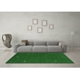 thumbnail image 3 of Ahgly Company Indoor Round Abstract Emerald Green Contemporary Area Rugs, 6' Round, 3 of 4