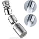 thumbnail image 1 of 1080 Swivel Faucet Aerator, Universal Splash Filter Faucet Sink Attachment, Adjustable Dual Function Water Flow, Anti-splash Bubbler Tap Sprayer With, 1 of 5