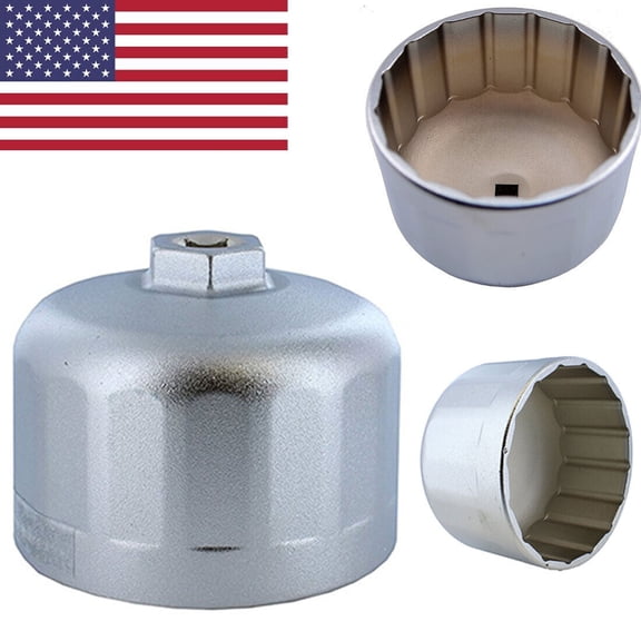 86mm16Flute Oil Filter Wrench Tool Cartridge Housing Cap for BMW Volvo Vehicles