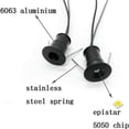 thumbnail image 5 of Black 9pcs 12V 1W Mini LED Spotlight Recessed Spotlights for Kitchen Stairs Closet Corridor DIY Lighting Warm White Cold White Showcase Small Ceiling, 5 of 5