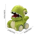 thumbnail image 3 of Boovnll Racing Car - Press Go Dinosaur Cars Ages 1-6 Toy Cars for Children Educational Learning Cars Toys, Gift for Boys Girls, Toys, 3 of 9