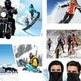 thumbnail image 6 of Balaclava Cold Weather Fleece Windproof Ski Mask Winter Breathable Thermal Face Mask Neck Warmer Scarf Helmet Hood, 6 of 6