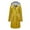 Yellow, variant on AOOCHASLIY Women Winter Coat Womens Solid Long Rain Jacket Outdoor Jackets Hooded Raincoat Windproof