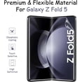 thumbnail image 6 of for Samsung Galaxy Z Fold 5 Screen Protector [Not Glass], Clear Flexible Inner Screen Protective TPU Film Full Coverage for Galaxy Z Fold 5 Accessories, 2 Pack, 6 of 6