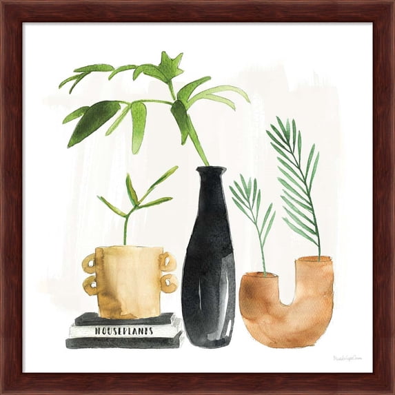 Great Art Now Weekend Plants III by Mercedes Lopez Charro, Framed Wall Art, 13.25W x 13.25H