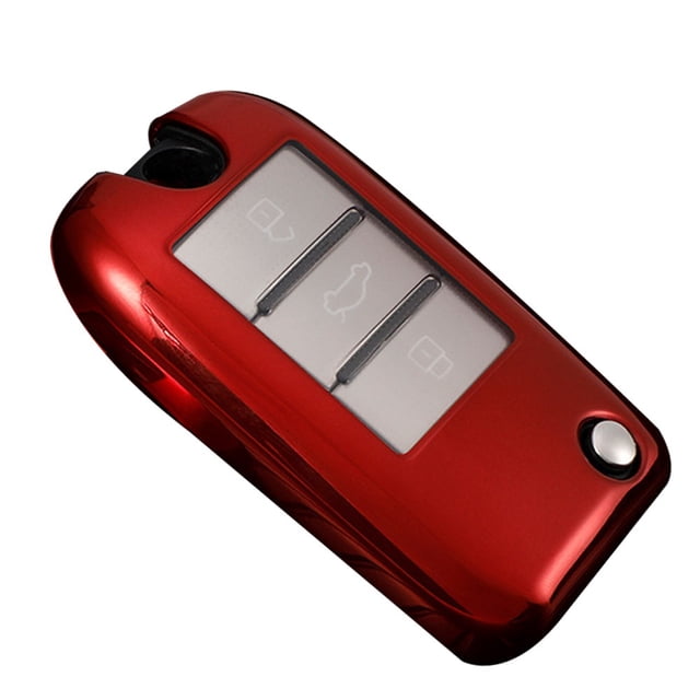 Bgsha Car Folding Flip Key Case Cover Keychain For Roewe RX5 MG3 MG5 MG6 MG7 MG ZS