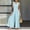 Light Blue, variant on ZZwxWA Jumpsuits for Women 2025 Summer Casual Sleeveless V Neck High Waist Wide Leg Linen Rompers Beach Outfits