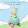 thumbnail image 5 of Iumwxz easter bunny Easter Decorations Home Ornaments Table Decor Spring Easter Decorations For The Home Easter Table Top Centerpieces Decorations Easter Eggs Tabletop Decoration Green Resin, 5 of 5