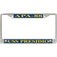 thumbnail image 1 of USS Presidio APA-88 License Plate Frame, 1 of 1