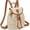 Brown, variant on Woven Straw Backpack for Women - Cute Handwoven Boho Shoulder Bag Trendy Daypack Travel Beach Vacation Summer Purse