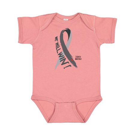 

Inktastic We Will Win Diabetes Awareness with Ribbon Gift Baby Boy or Baby Girl Bodysuit