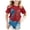 Red, variant on Gerichy Girls Short Sleeve T Shirts Girls Crew Neck Graphic Print Summer Short T-Shirts for Girls Independence Day Print Girls Summer Crewneck Tee Casual Fit Basic Graphic Print Shirts