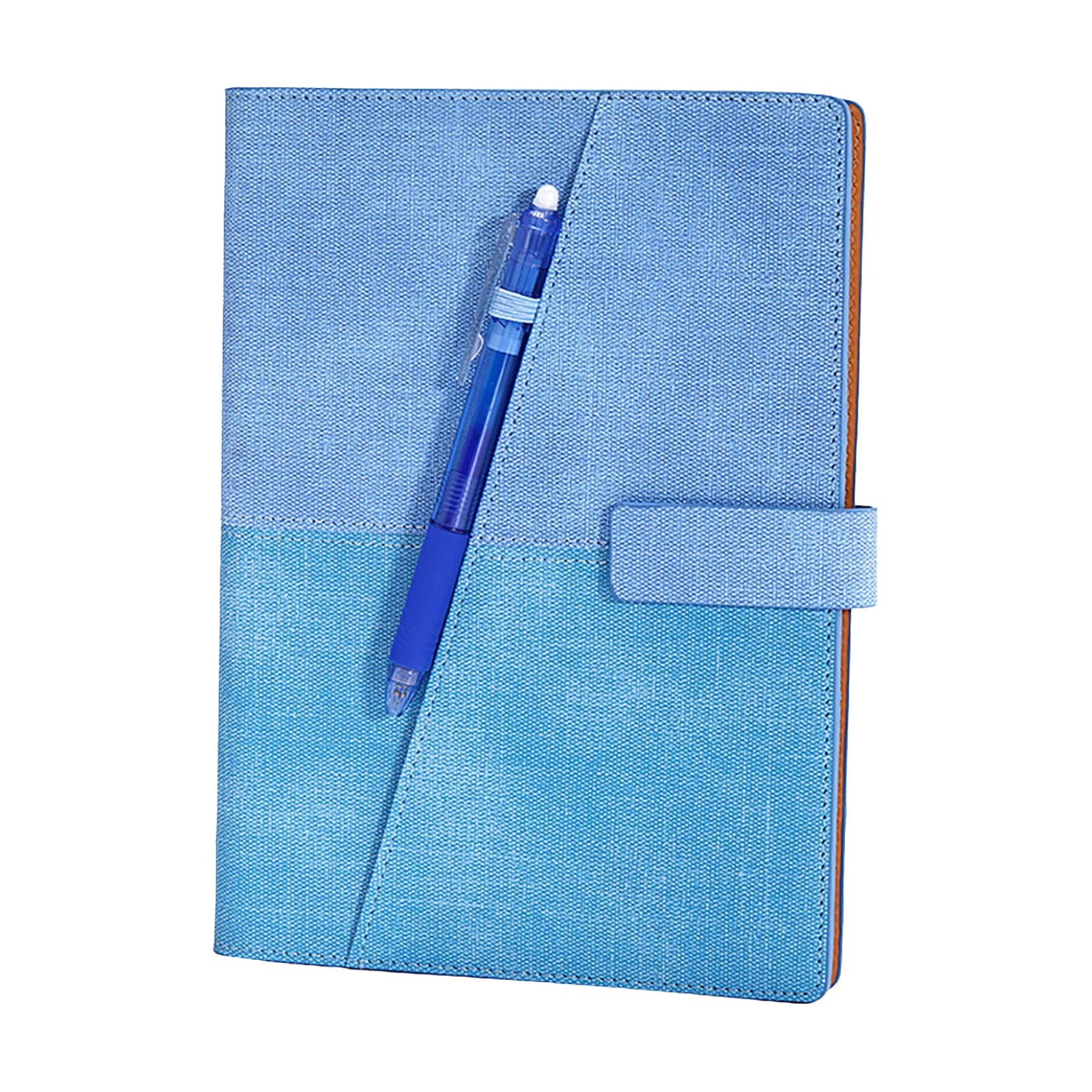 Erasable Reusable Notebook, Qiopertar Under $5 10ml Smart Reusable Notebook A5 Water Proof Erasable Smart Notebook Repeating Loose Leaf Diary Stone Paper Business Notebook