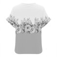 thumbnail image 5 of Womens Tops Womens Fashion T Shirts 2025 Short Sleeve Casual V Neck Summer Tops Cute Loose Fit Blouses Graphic Tees Shirts for Women, 5 of 5
