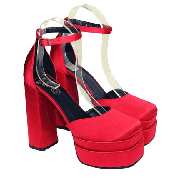 Zapatillas De Tacón Con Doble Plataforma Tipo Versac Bratz
