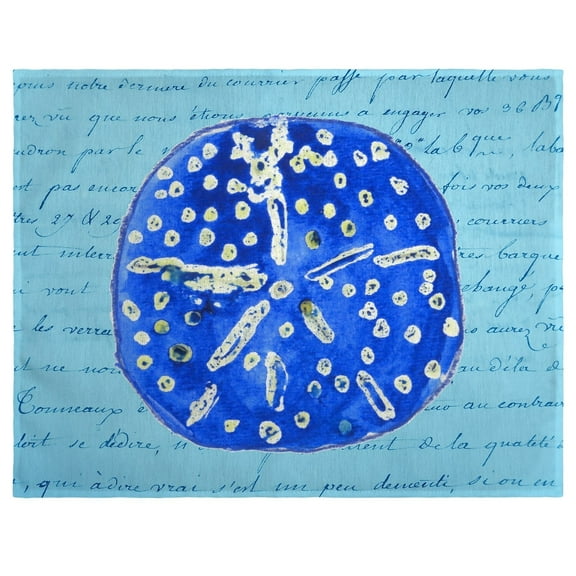 Betsy Drake Interiors Blue Sand Dollar Place Mat Set of 4