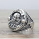 thumbnail image 2 of Memento Mori Skull Sterling Silver Ring, 2 of 5