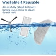 thumbnail image 2 of PrettyCare Aspirateur Robot Filtre HEPA pour C2, Aspirateur Robot (Lot de 7), 2 of 6