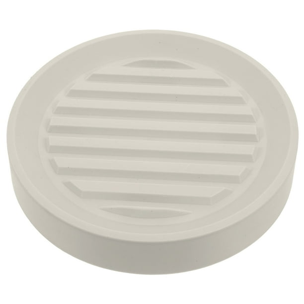 Base redonda resistente con ruedas para macetas, bandeja móvil para macetas, bandeja para recoger agua y bandeja de goteo para macetas, color blanco.