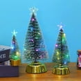 thumbnail image 1 of Fiudx Árbol de Cedro Navideño Brillante, Luces Led de Colores, Materiales Ecológicos, Decoración Festiva para El Hogar, Decoración para Bodas, Árbol de Navidad, 3 Tamaños Disponibles: 5 X 13 Cm a 9 X, 1 of 4