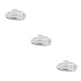 thumbnail image 4 of Qarigey Almohadillas nasales de silicona ovaladas, 5 pares, tornillo de presión, tornillo de aire transparente, ligero, compacto para reemplazo de Type1 Qarigey CBP289253, 4 of 6