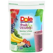 Dole Fruit & Veggie Berries n' Kale Blend, Frozen, 40 oz