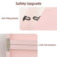 thumbnail image 5 of PORKISS 8-Tier Bookshelf, Wood Open Display Bookshelf with Adjustable Shelves, Tall Narrow Bookcase with Slim Storage, Modern Book Display Shelf Media Tower Rack for Living Room, Home Office, Pink, 5 of 11