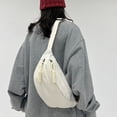 thumbnail image 3 of Sonducket Bolsa de pecho duradera hecha de poliéster para senderismo y viajes, bolso de hombro, riñonera, riñonera Bolsas de mensajero y de hombro Marrón, 3 of 6