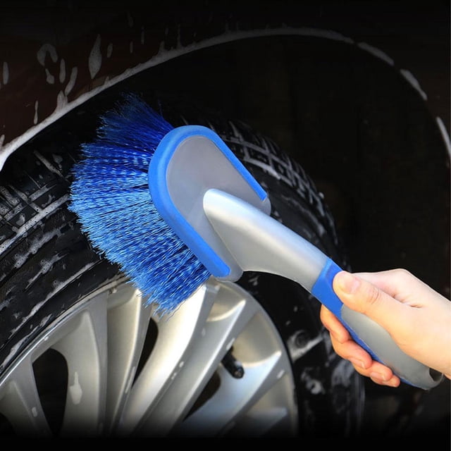 Cepillo de lavado de coches Yotijar material acero azul