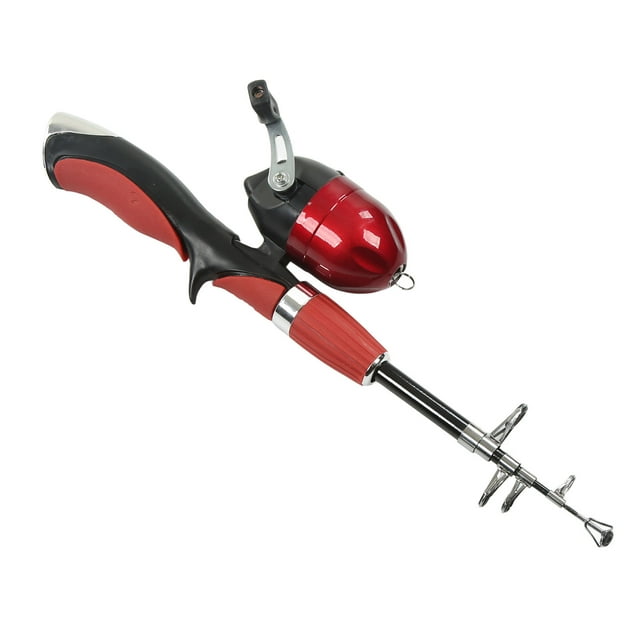 Kids Fishing Rod Reel And Lures Resin Structure With Storage Bag Children Fishing Full Kit For Outdoor Novice